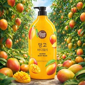Shower Mate Mango Body Wash - Vibrant Yellow